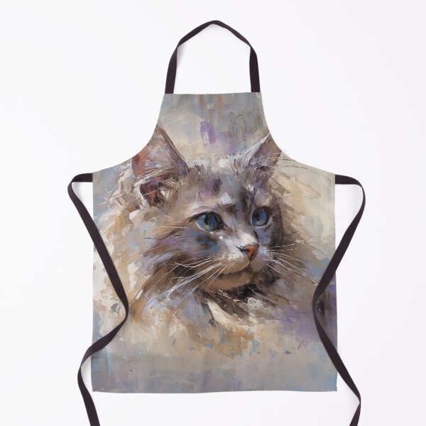 Item preview, Portrait of a Fluffy Cat designed and sold by Paolo-Bandal.