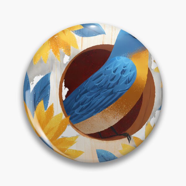 Item preview, Cozy Birdhouse Bluebird designed and sold by pumsquare.