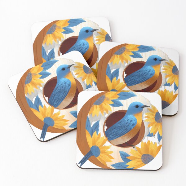 Item preview, Cozy Birdhouse Bluebird designed and sold by pumsquare.