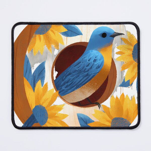 Item preview, Cozy Birdhouse Bluebird designed and sold by pumsquare.