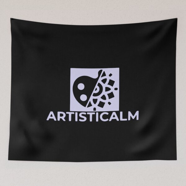 Artikelvorschau, Artisticalm – Minimalistisches Achtsamkeitskunst-Logo Lila entworfen und verkauft von Esoniana Design.