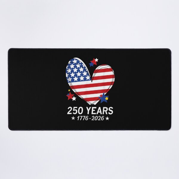 Item preview, Patriotic USA Quarter Semiquincentennial Celebration American Flag Heart 250 Years Anniversary designed and sold by KrystinaGiGi.
