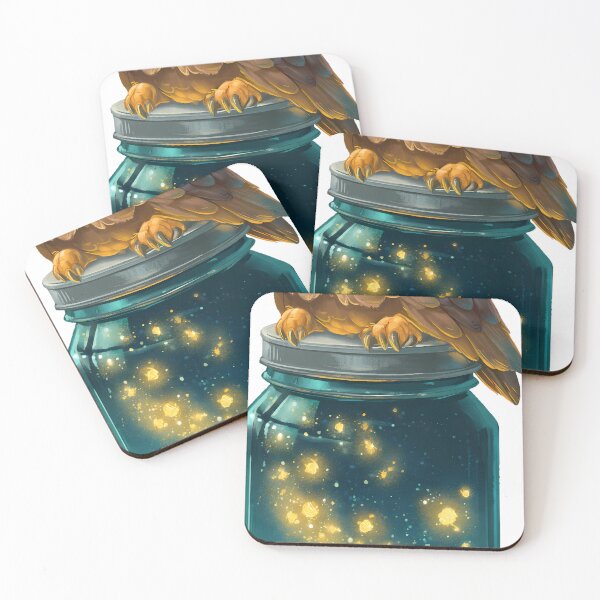 Item preview, Glow Jar Firefly Owl designed and sold by pumsquare.