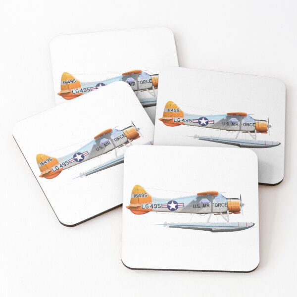 Item preview, DHC DHC-2 BEAVER 266 51-16495 USAF 1952 designed and sold by Grubby Fingers Aircraft Illustration.