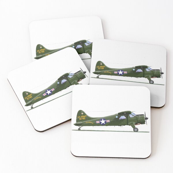 Item preview, DHC DHC-2 BEAVER 255 16795 US ARMY 1952 designed and sold by Grubby Fingers Aircraft Illustration.