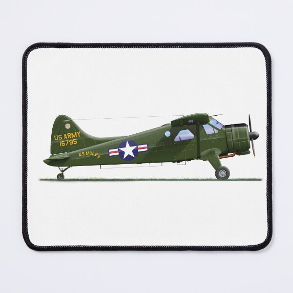 Item preview, DHC DHC-2 BEAVER 255 16795 US ARMY 1952 designed and sold by Grubby Fingers Aircraft Illustration.