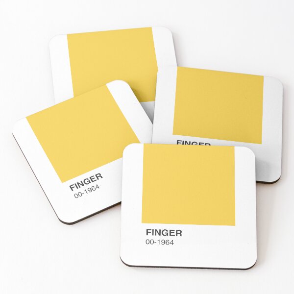 Item preview, Bond Finger Movie Book Gold Colour Swatch - Full Width designed and sold by The Colourful Game.