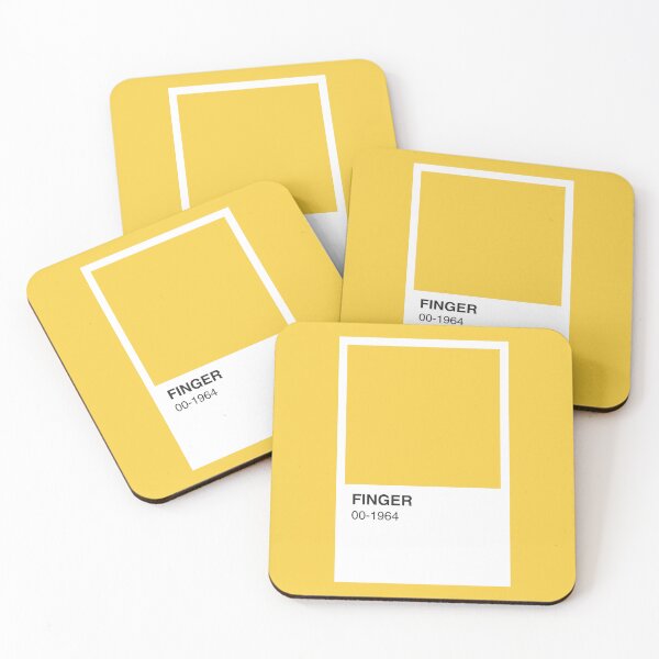 Item preview, Bond Finger Movie Book Gold Colour Swatch - Gold Border designed and sold by The Colourful Game.