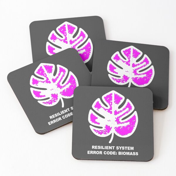 Item preview, Monstera Glitch - Error Code: Biomass designed and sold by The Bold Line Studio.