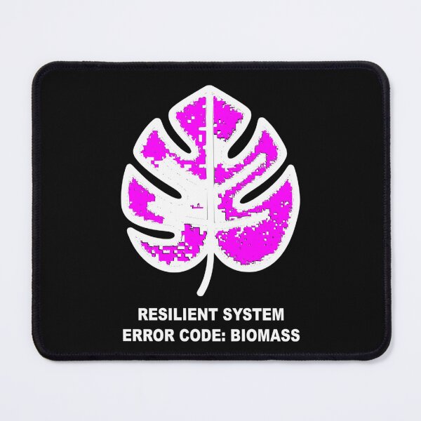 Item preview, Monstera Glitch - Error Code: Biomass designed and sold by The Bold Line Studio.