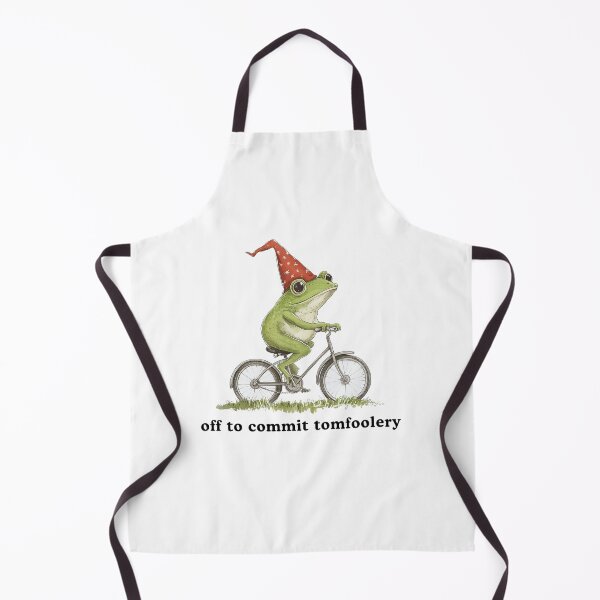 Item preview, Off To Commit Tom Foolery Funny Frog Meme designed and sold by Hedoraxe.