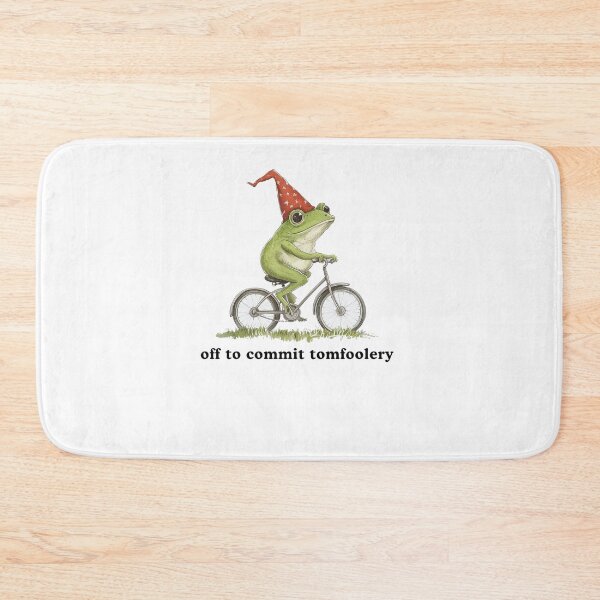 Item preview, Off To Commit Tom Foolery Funny Frog Meme designed and sold by Hedoraxe.
