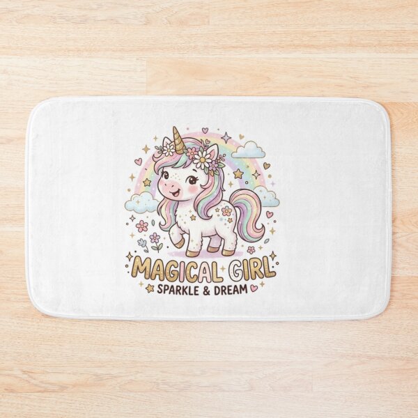 Item preview, Girls Cute Magical Unicorn Rainbow Magical Girl Birthday  designed and sold by ZANNIX.