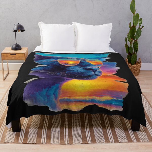 Item preview, Panther with Sunglasses Sunset Beach Tropical Animal Summer  designed and sold by Littermin.