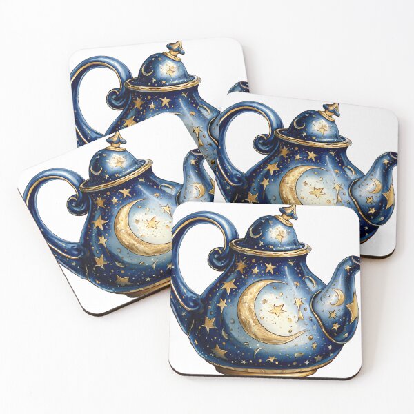 Item preview, Cosmic Porcelain Teapot designed and sold by pumsquare.