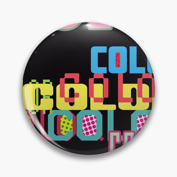 Item preview, Vibrant Optical Typography of Color designed and sold by cremedecolor.