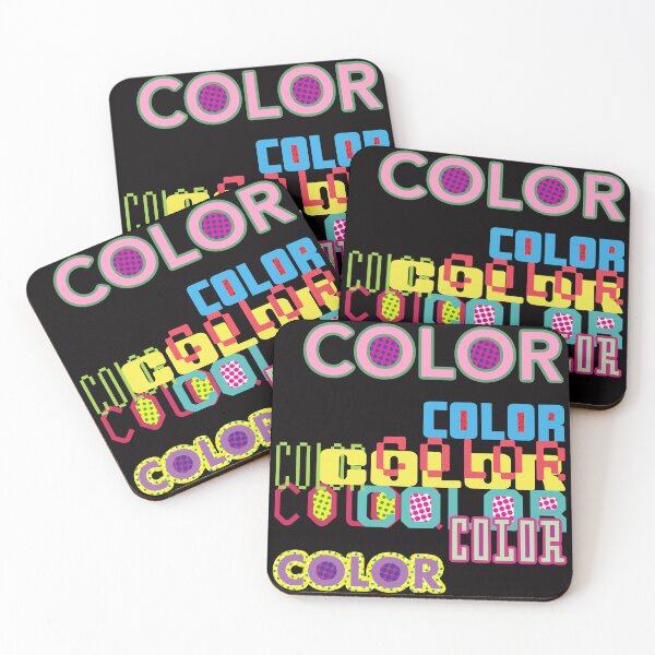 Item preview, Vibrant Optical Typography of Color designed and sold by cremedecolor.