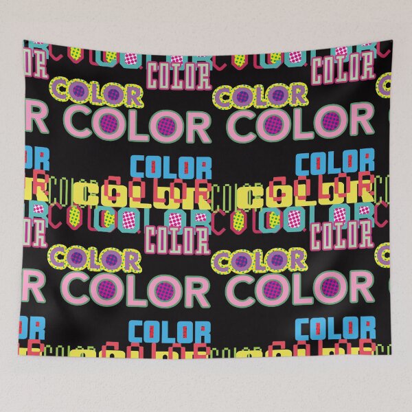 Item preview, Vibrant Optical Typography of Color designed and sold by cremedecolor.