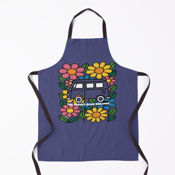 Item preview, The Groovy Road Dreamer - Vintage Floral Van designed and sold by The Bold Line Studio.