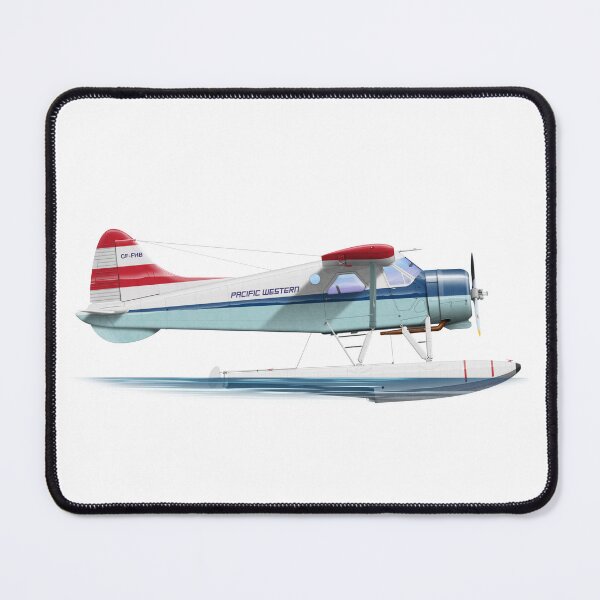 Item preview, DHC DHC-2 BEAVER 1 CF-FHB PACIFIC WEST 1953 designed and sold by Grubby Fingers Aircraft Illustration.