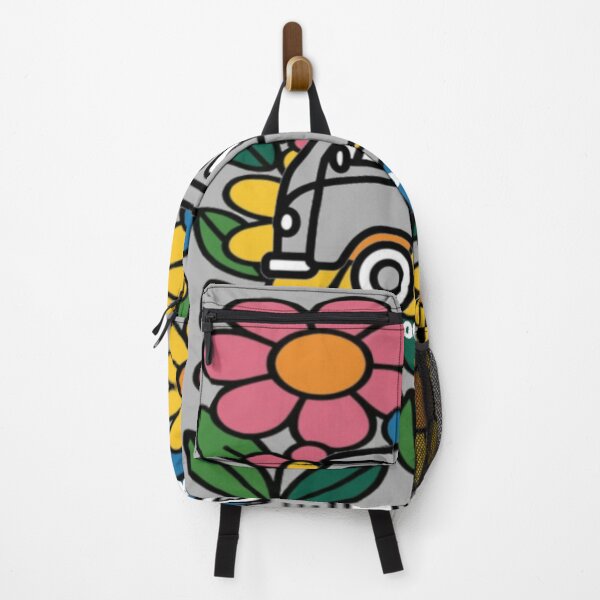 Item preview, Vanlife Good Vibes & Freedom - Retro Flower Bus designed and sold by The Bold Line Studio.