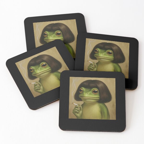 Artikelvorschau, Frosch-Bob-Frisur-Meme entworfen und verkauft von Hedoraxe.