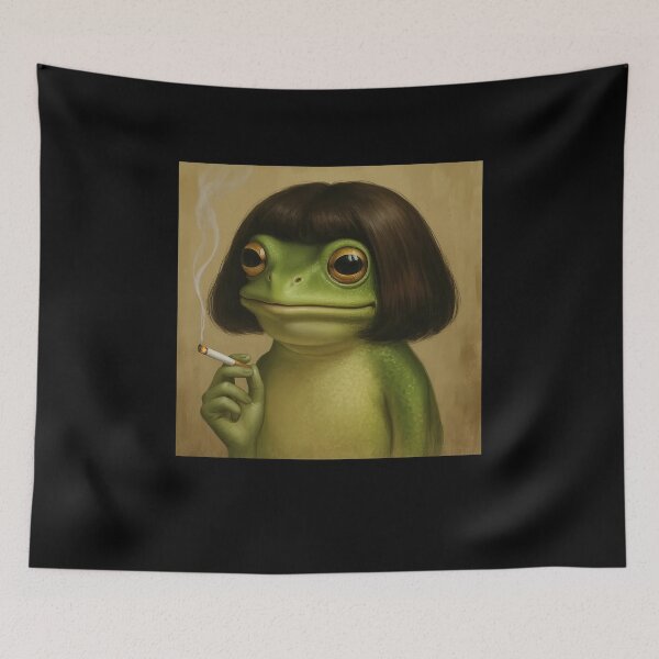 Artikelvorschau, Frosch-Bob-Frisur-Meme entworfen und verkauft von Hedoraxe.