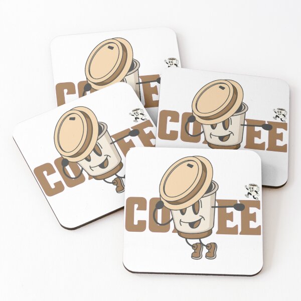 Item preview, Retro Happy Coffee Day Cartoon Character designed and sold by LunaVales.