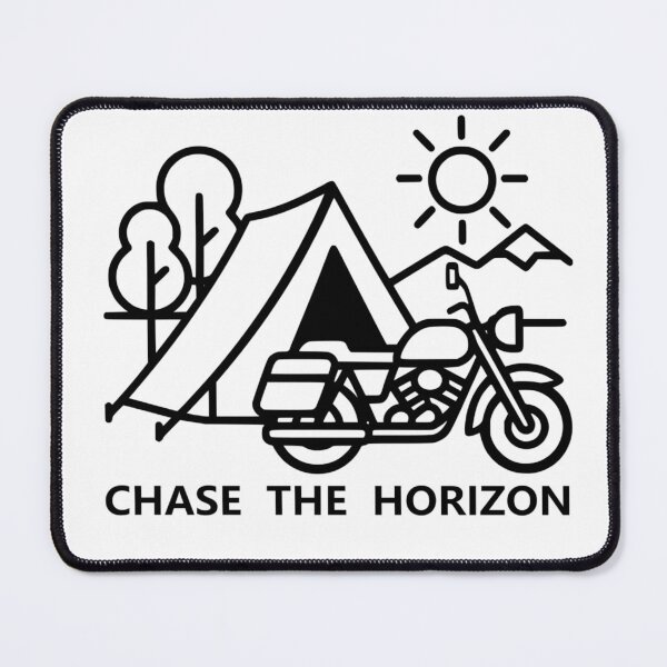 Item preview, Adventure Moto Camping - Minimalist Line Art designed and sold by The Bold Line Studio.