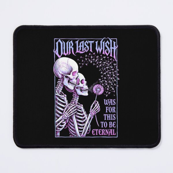 Item preview, Dark Gothic Romance Dandelion Skeleton Couple Our Last Wish designed and sold by GrandeDuc.