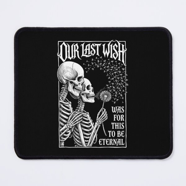 Item preview, Dark Gothic Romance Dandelion Skeleton Couple Our Last Wish designed and sold by GrandeDuc.