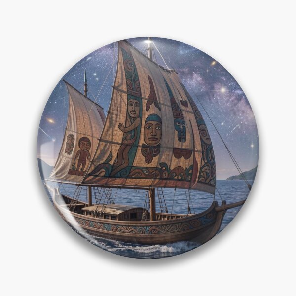 Item preview, Melanesian outrigger canoe under a starry sky – Artful sails between tradition and cosmos designed and sold by FotoworldEdel.