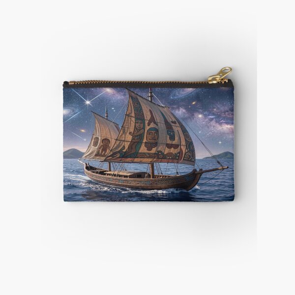 Item preview, Melanesian outrigger canoe under a starry sky – Artful sails between tradition and cosmos designed and sold by FotoworldEdel.