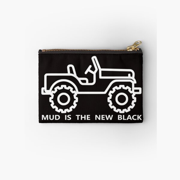 Item preview, Mud is the New Black - White 4x4 Line Art designed and sold by The Bold Line Studio.