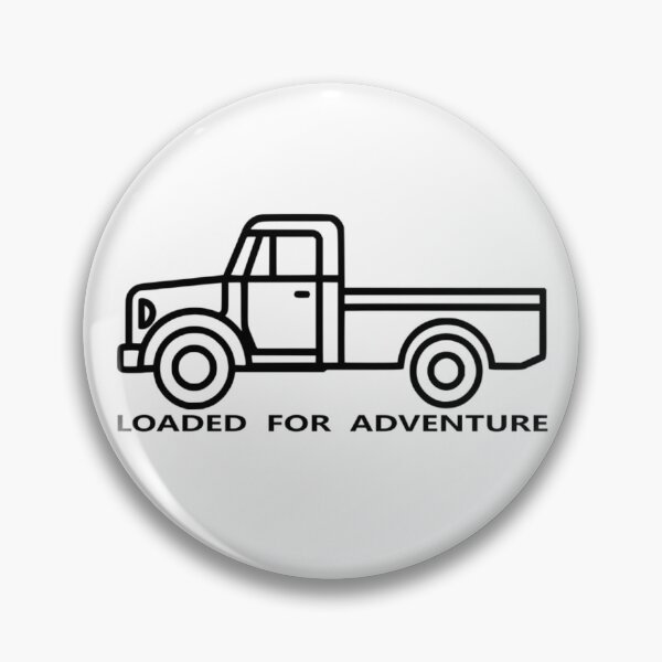 Item preview, Loaded for Adventure - Classic Pickup Truck designed and sold by The Bold Line Studio.