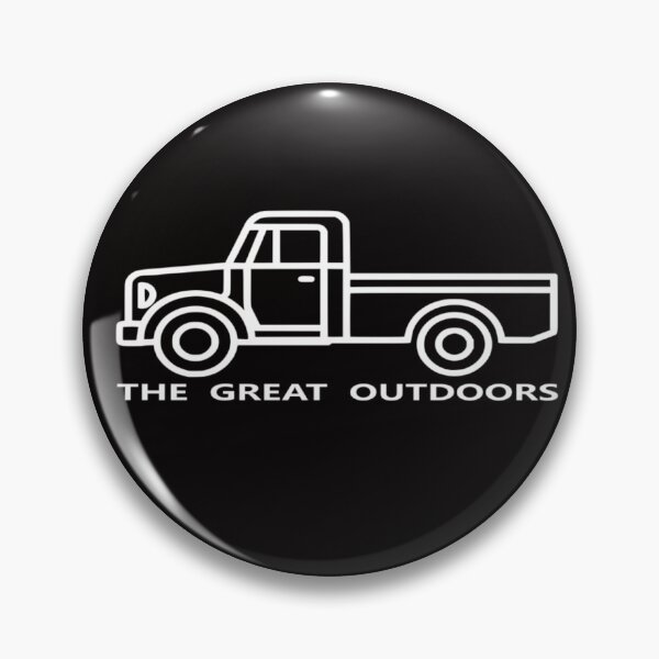 Item preview, The Great Outdoors - White Pickup Line Art designed and sold by The Bold Line Studio.