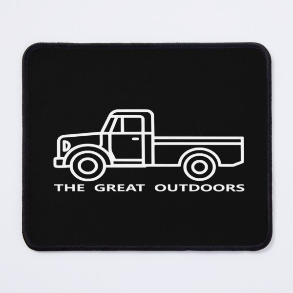 Item preview, The Great Outdoors - White Pickup Line Art designed and sold by The Bold Line Studio.