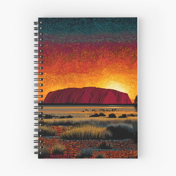 Artikelvorschau, Von den Aborigines inspirierte Punktmalerei – Die Pracht von Uluru entworfen und verkauft von GrinGalore.