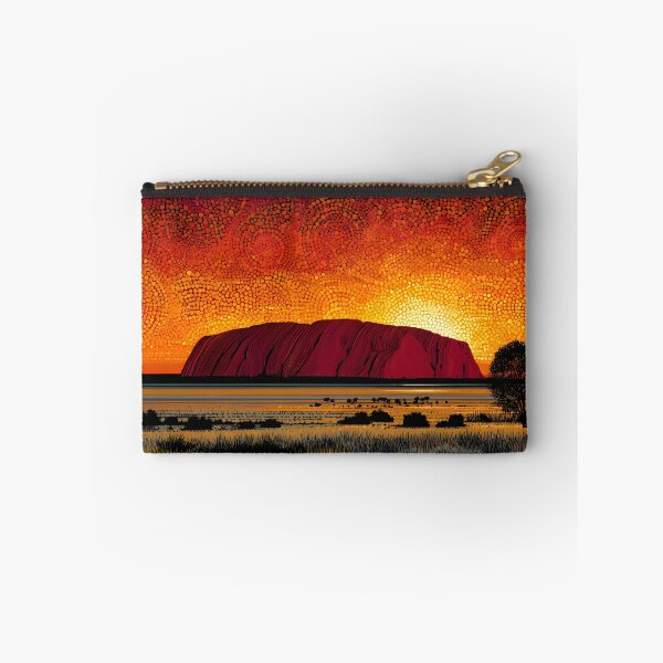 Item preview, Aboriginal Inspired Dot Art - The Splendor of Uluru designed and sold by GrinGalore.