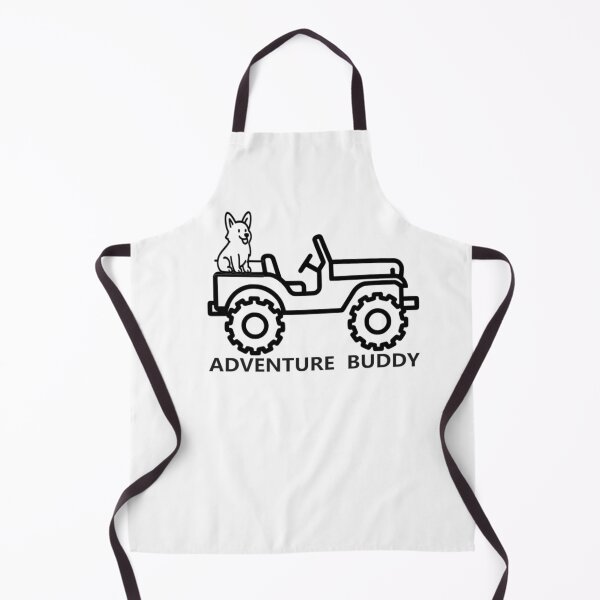 Item preview, Adventure Buddy - Corgi 4x4 Off-Road Art designed and sold by The Bold Line Studio.