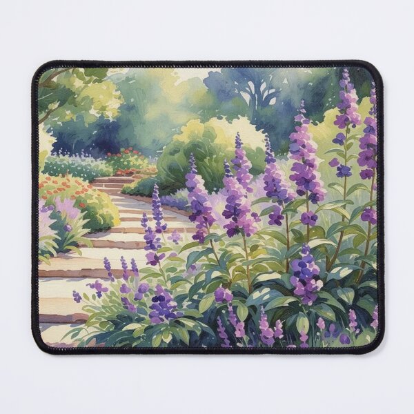 Item preview, Violet Serenity Through The Garden designed and sold by Undersea Ai Art.