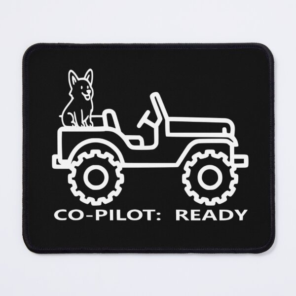 Item preview, Co-Pilot Ready - Dog 4x4 Adventure Art designed and sold by The Bold Line Studio.