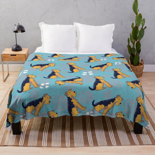 Item preview, Airedale Terrier on the Beach designed and sold by IvysCreativityHouse.