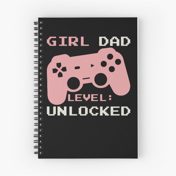 Item preview, Girl Dad Level Unlocked Funny Father's Day Daddy to be designed and sold by suhairee-studio.