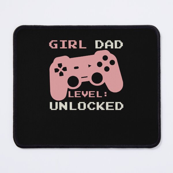 Item preview, Girl Dad Level Unlocked Funny Father's Day Daddy to be designed and sold by suhairee-studio.