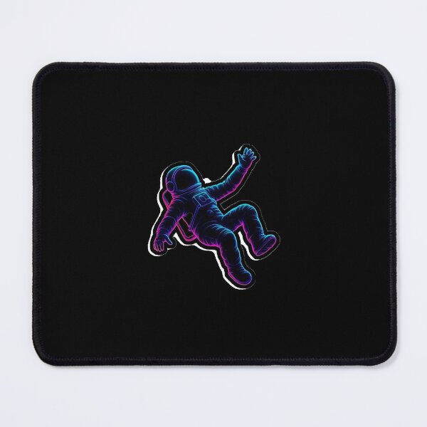 Item preview, Neon Astronaut Cyberpunk Sticker designed and sold by ZeroGravityLab.