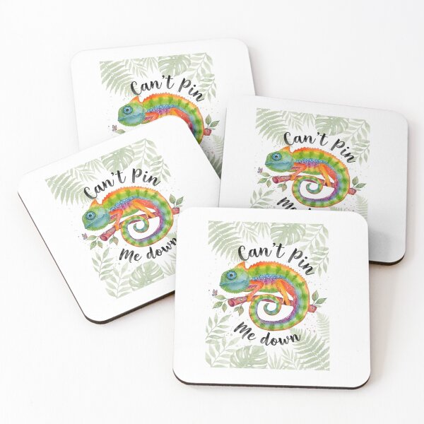 Item preview, Rainbow Chameleon: Can’t Pin Me Down designed and sold by Jennicleb.