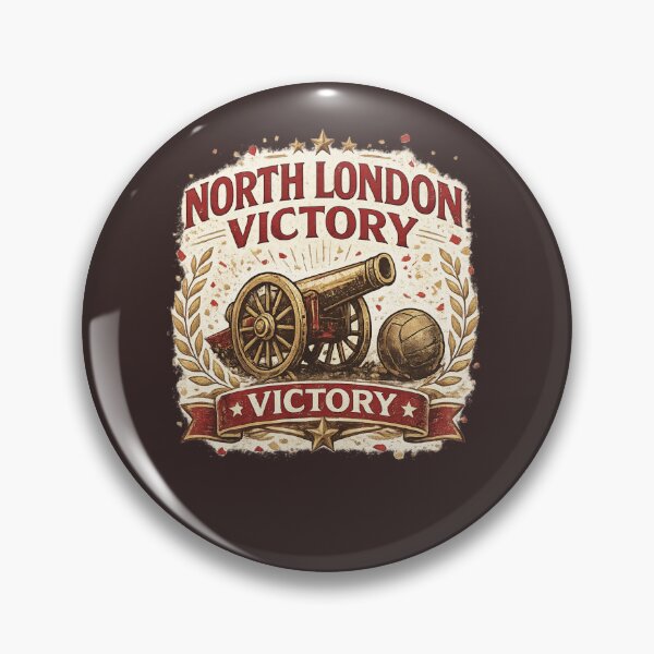 Item preview, North London Victory Vintage Football Cannon Shirt designed and sold by Artbysarmina.