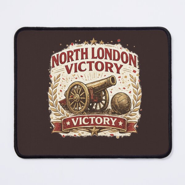 Item preview, North London Victory Vintage Football Cannon Shirt designed and sold by Artbysarmina.