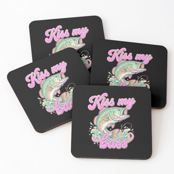 Item preview,  Kiss My Bass Funny Fishing designed and sold by dudelinart.